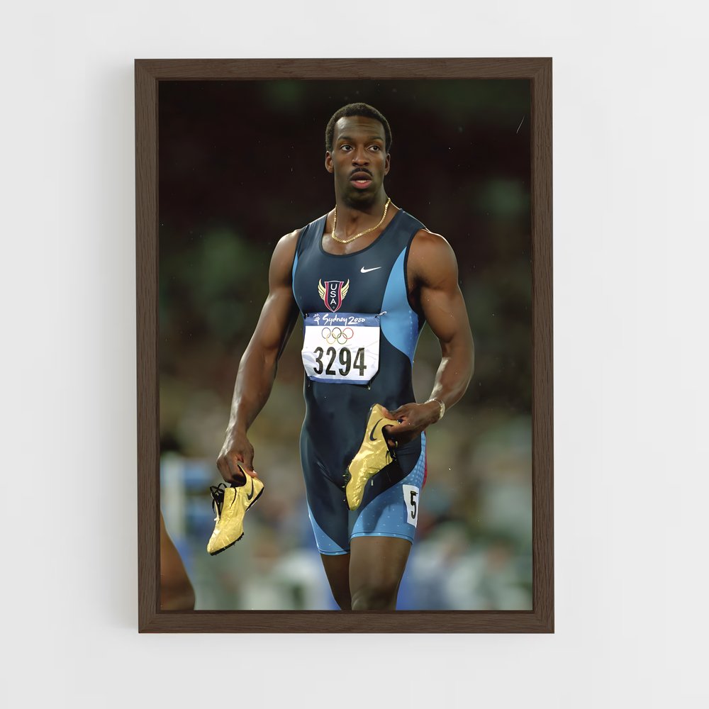 Poster Michael johnson – affiche Athlétisme (vue 5)
